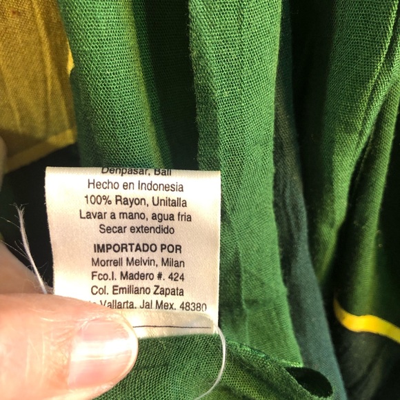 Pareos, Etc. Batik Dragonfly Large Rayon Convertible Wrap Cover Up - Picture 3 of 13